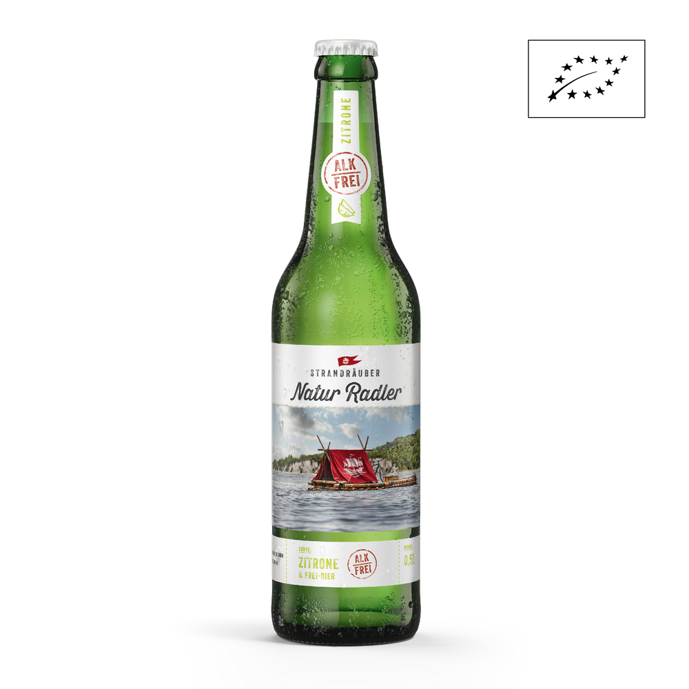 Natur Radler Zitrone Alkoholfrei Flasche