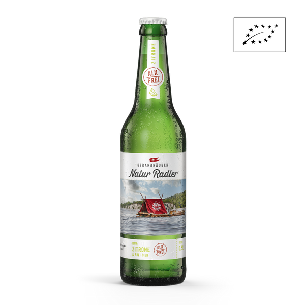 Natur Radler Zitrone Alkoholfrei Flasche