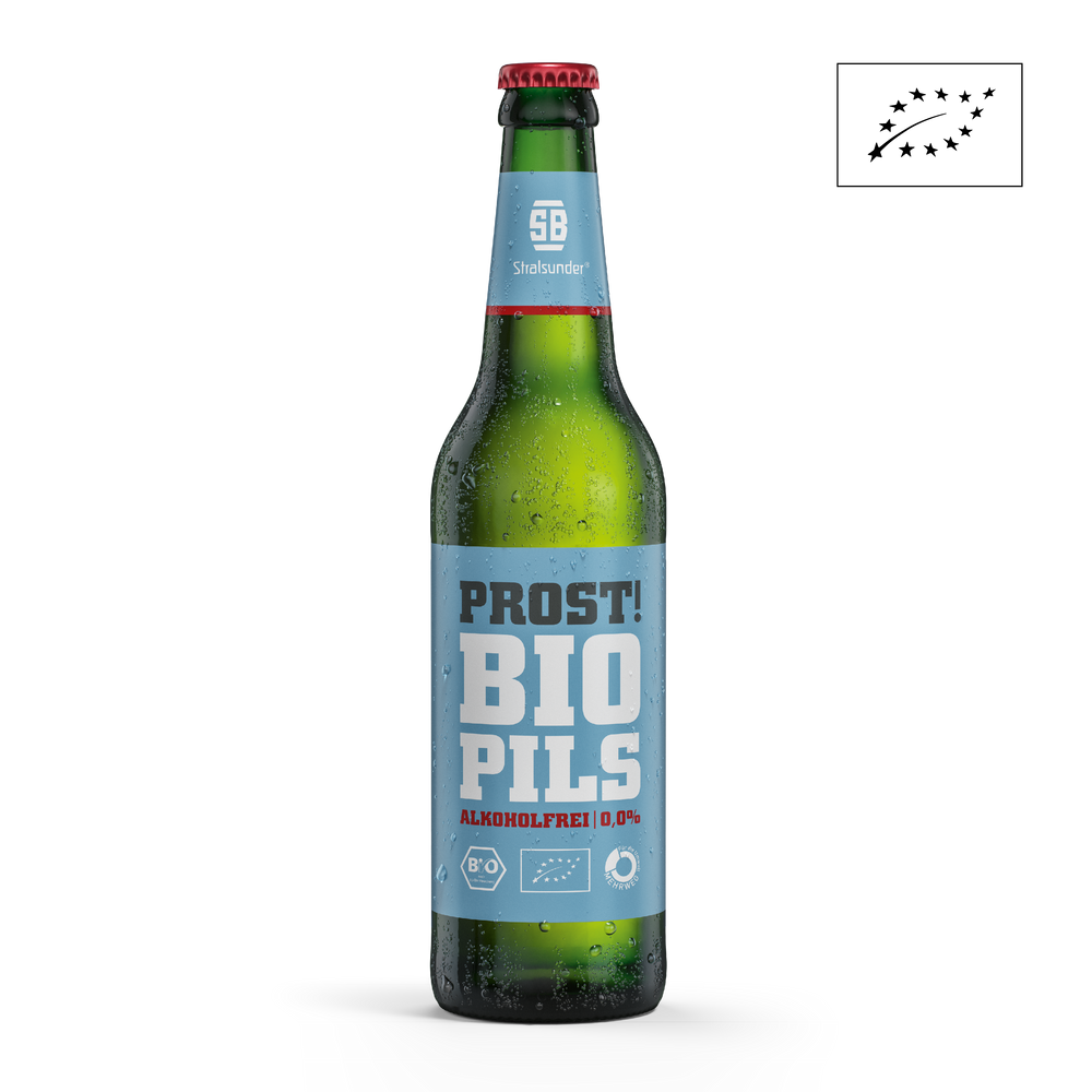 Stralsunder Bio-Pils Alkoholfrei Flasche