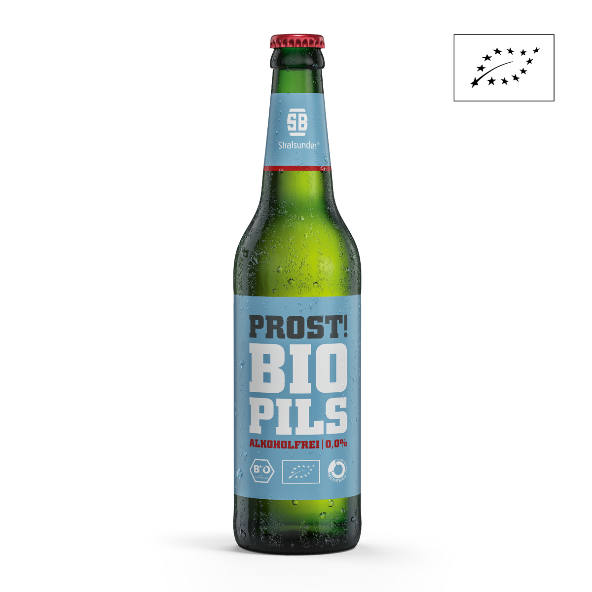 Stralsunder Bio-Pils Alkoholfrei Flasche