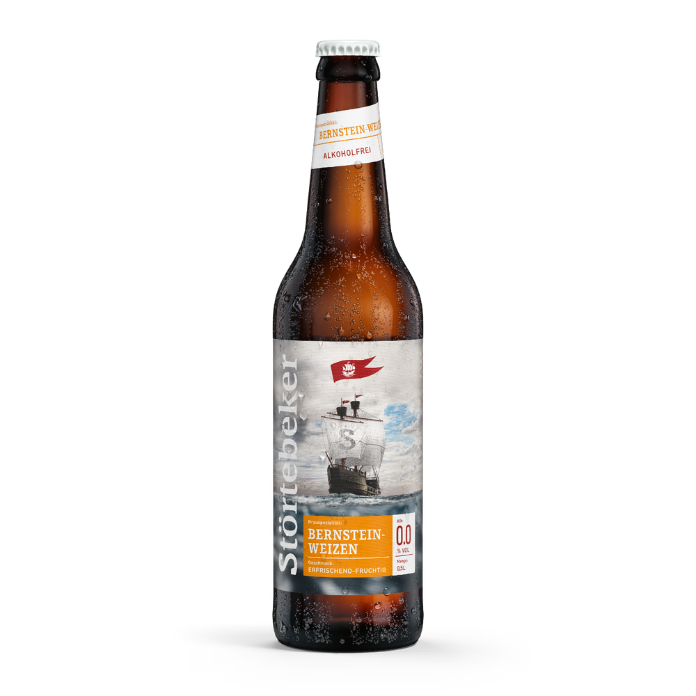 Bernstein-Weizen 0,0% Flasche