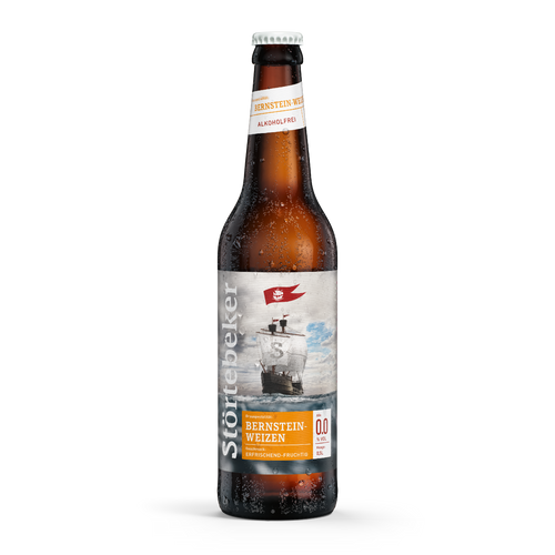 Bernstein-Weizen 0,0% Flasche
